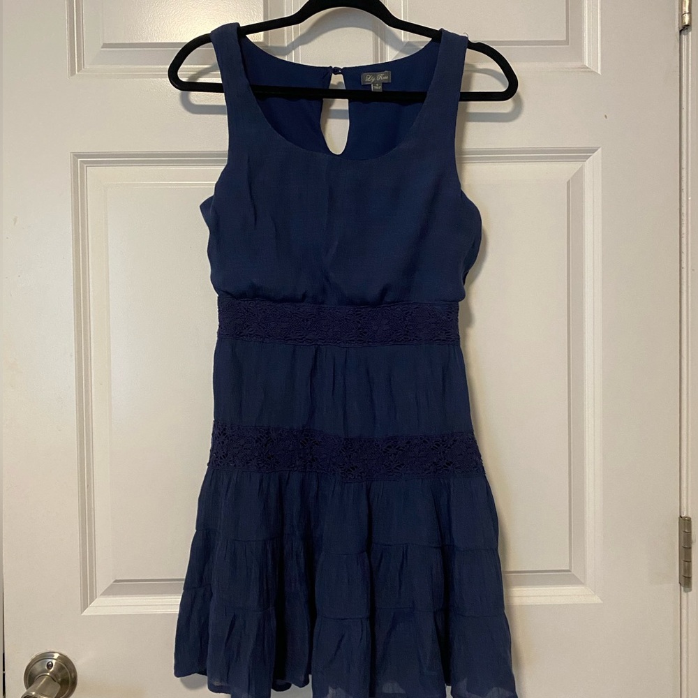 Blue Summer Mini Sundress